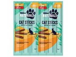 Snacks Gato Webbox Sticks Frango/vaca 6un