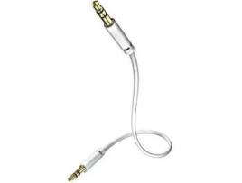 Cabo de Áudio INAKUSTIK (Jack 3.5mm - RCA - 7 m - Branco)