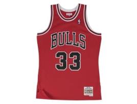 Camisola para Homem MITCHELL & NESS Vermelho (Tam: XL)