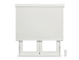 Estore de Rolo VIEWTEX Motorizado (75x190cm - Poliéster - Branco)