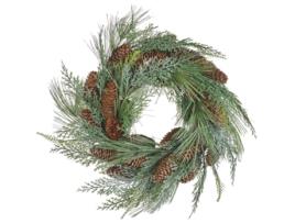 Grinalda Decorativa BELIANI (34 x 34 x 10 - Sintético - Verde)