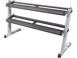 Suporte para Equipamentos de Musculação BODY-SOLID  2 Tier Pro Dumbbell Rack ( 157,5x58,4x81,2 cm)