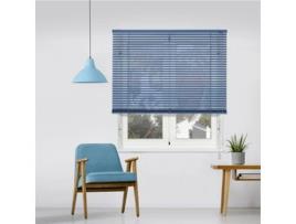 Estore Veneziano VIEWTEX 25mm (100x250cm - Aço e Aluminio - Azul)