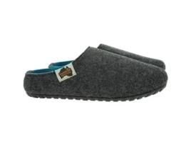 Pantufas GUMBIES Feltro Homem (43 EU - Cinzento)