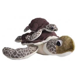 Scuba Gifts Mam And Baby Turtle Plush Castanho