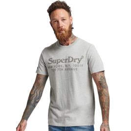 Superdry Vintage Venue Tonal T-shirt Cinzento S Homem