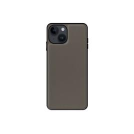 Capa Iphone 14 Plus em Pele Magnetica Cinza Escuro