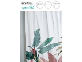 Cortinado SOKIOS Maranta (250 x 260 - Poliéster - Branco)