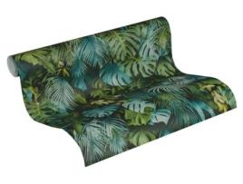 Papel de Parede A.S. CRÉATION (53 cm x 10,05 m - Tecido - Multicor)