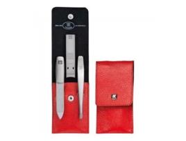 Zwilling Wallet Case, Leather Legitimate, Red, 3 Parts