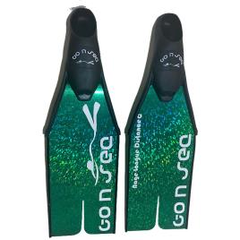Go N Sea Longue Distance Carbone Medium Fins Verde EU 44-45