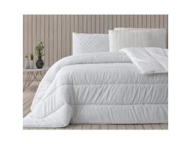 Edredão Aloe Vera VIDAL HOME (220X220 cm - Poliéster - Branco)