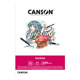 Caderno Canson > bloco graduate manga a4 200gr 30fls - 10850P030