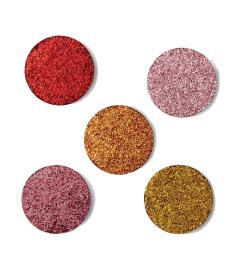 Revolution Pro - Pack de 5 sombras de olhos Glitter em godet magnéticas - Glisten Here