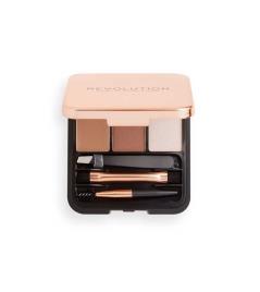 Revolution - Kit sobrancelha Brow Sculpt Kit - Brown