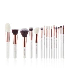 Jessup Beauty - Conjunto de pincéis de 15 peças - T220: White/Rose Gold