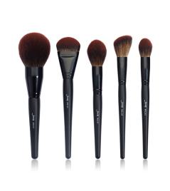 Jessup Beauty - Conjunto de pincéis de 5 peças Black Face Collection - T273: Makeup Lover (Phantom Black)