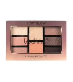 Technic Cosmetics - Paleta de olhos e rosto Soft Glow