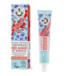 Babushka Agafia - Creme dental Sakhalin Red Algae - Proteção Extra Esmalte