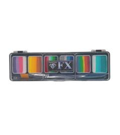 Paleta Diamond FX - Split Cakes 6 Aquacolor - Sparkle