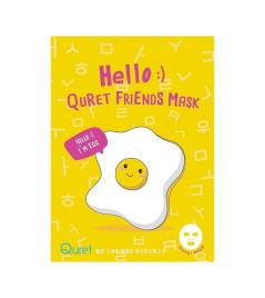 Quret - Máscara Facial Hello Friends - Egg