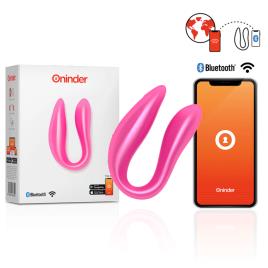 ONINDER G-SPOT & CLITORAL STIMULATOR PINK - FREE APP