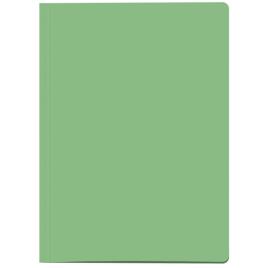 Dohe Pack de 50 Subcarpetas de Cartulina - Tamaño Folio - Ranura para Fastener - Color Verde