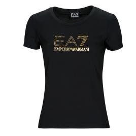 Emporio Armani EA7  T-Shirt mangas curtas 8NTT67-TJDQZ  Preto Disponível em tamanho para senhora. S,M,L,XS.Mulher > Roupas > Camiseta