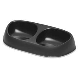 Mp Sensibowl Doble Cat Bowl 2x200ml 29x15x6 Cm Prateado