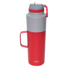 Asobu Twin Pack Thermal Bottle 600ml Vermelho,Cinzento