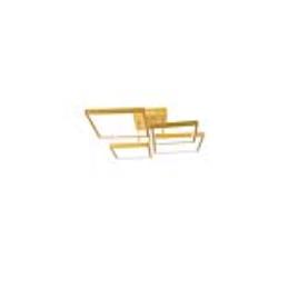 Plafondlamp goud incl. LED 3 staps dimbaar 4-lichts - Lejo