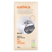 Chocolate preto 88% bolivia bio 100 g - Eathica