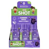 Shot de suco de sabugueiro e própolis (crianças) 12 unidades de 50ml - Bee&You