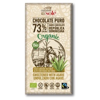 Chocolate amargo 73% com agave 100 g (Cacau - Agave) - Chocolates Sole