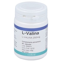 L-valina 60 cápsulas de 250mg - Codival