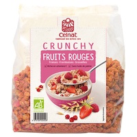 Muesli de frutas vermelhas crocantes orgânicas 500 g (Frutos vermelhos) - Celnat