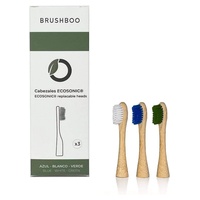 Cabeçotes Ecosonic de reposição 3 unidades - Brushboo