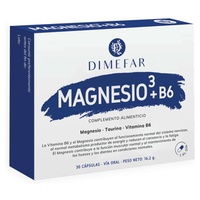 Magnésio3+B6 30 cápsulas - Dimefar