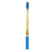 Escova de bambu infantil macia azul 1 unidade - Vamboo