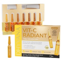 Cuidado facial radiante com vitamina C 7 ampolas de 2ml - Dhyvana