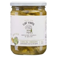 Corações de alcachofra orgânicos 250 g - Cal Valls