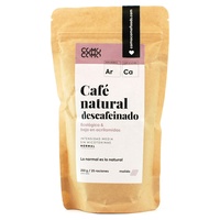 Café natural descafeinado em grão 100% Arábica 250 g - Como Como Foods