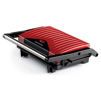 Grelhador elétrico vermelho slim panini grill 750w 1 unidade (Vermelho) - Ariete