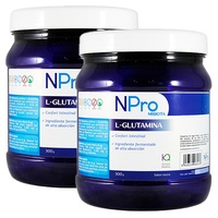 Regeneração intestinal Pack NPro L-Glutamina 2 unidades de 300g - NPro