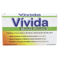 mente positiva vívida 30 comprimidos de 770mg - Bioserum