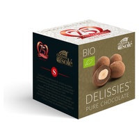 Delissies amêndoas caramelizadas com chocolate amargo 80 g (Baunilha - Avelã - Chocolate - Cacau - Amêndoa) - Chocolates Sole