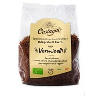 Macarrão de trigo duro integral fino eco 500 g - Castagno