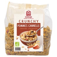 Bio muesli crocante de maçã e canela 500 g (Canela - Maçã) - Celnat