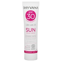 Protetor solar FPS 30 sol com ácido hialurônico Eco 50 ml de creme - Dhyvana