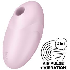 SATISFYER VULVA LOVER 3 AIR PULSE ESTIMULADOR E VIBRADOR - ROSA